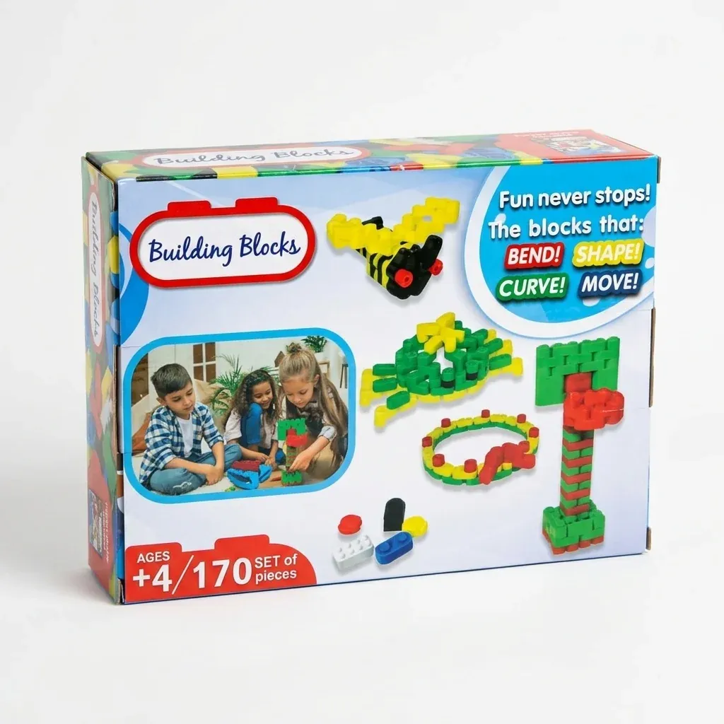 210-Piece Educational Building Blocks Set