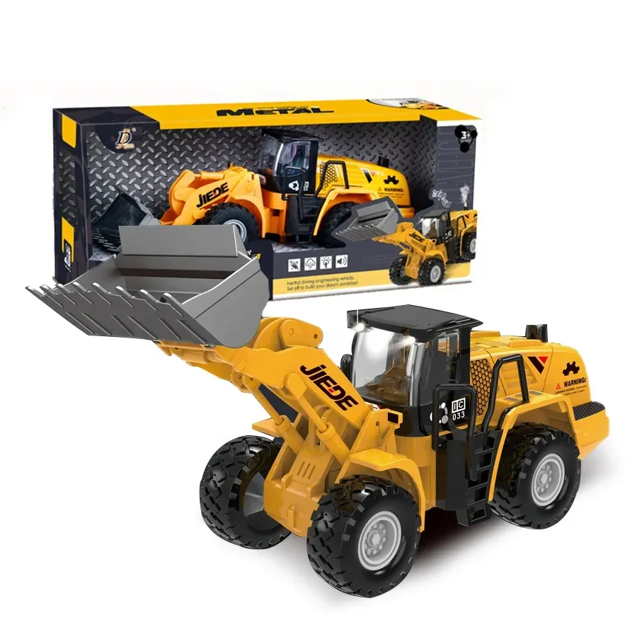 Alloy Construction Vehicles Friction Toy Set