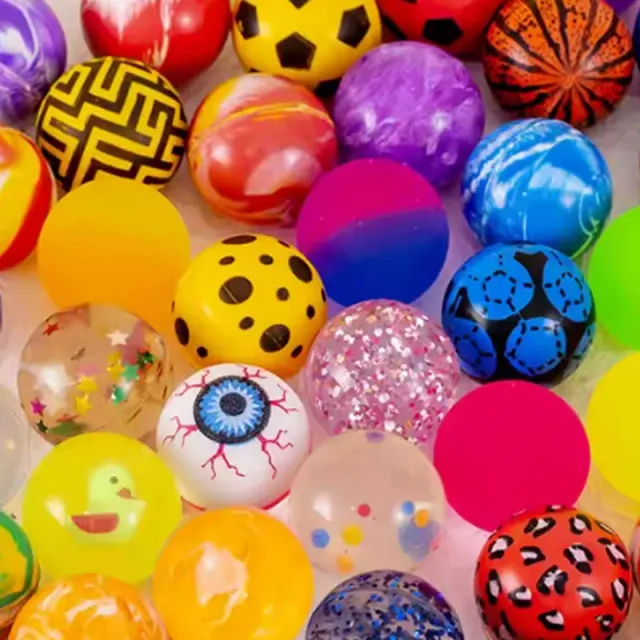 45mm Mixed Rubber Bouncy Balls