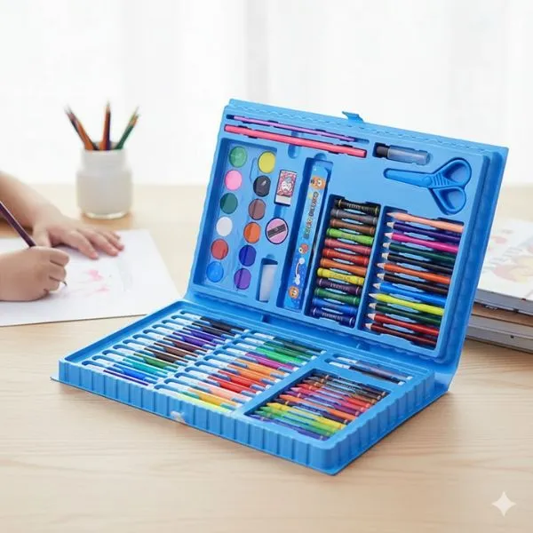 Complete 86-Piece Art and Drawing Set
