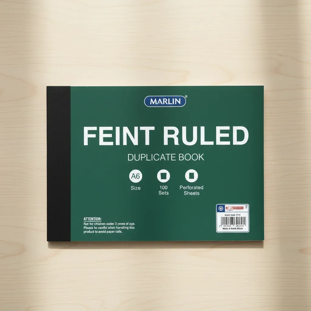 A6 Feint Ruled Duplicate Book Pack