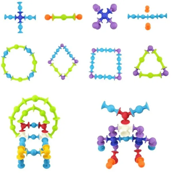 Suction Toys 77 Piece