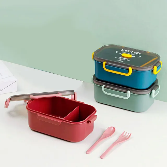 Kids Bento Lunch Box – 1 L Plastic Lunch Container