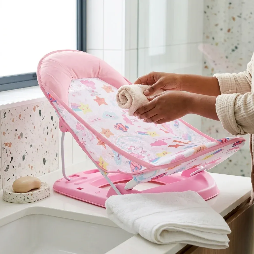 Multifunctional Baby Bathing Seat with Comfort Pillow