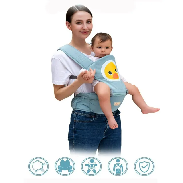 Baby Cartoon Hip Seat Carrier - Comfort & Style for Parents