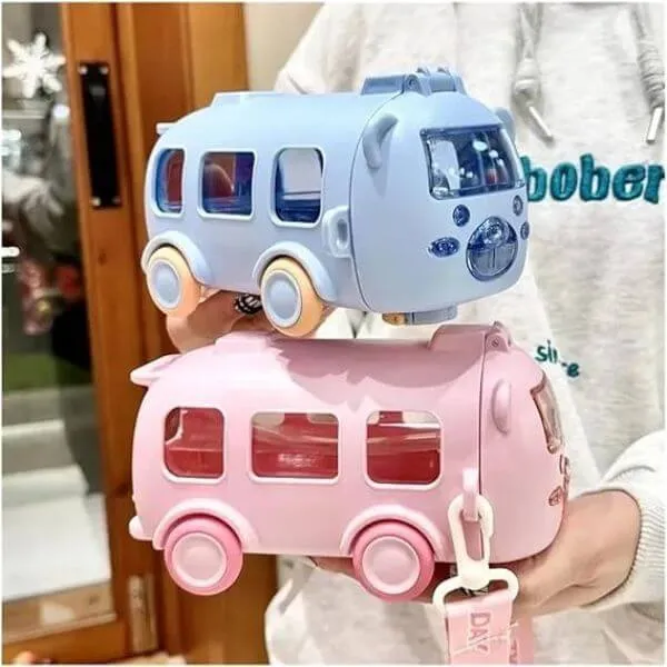 500ml Cute Bus Water Bottle for Kids