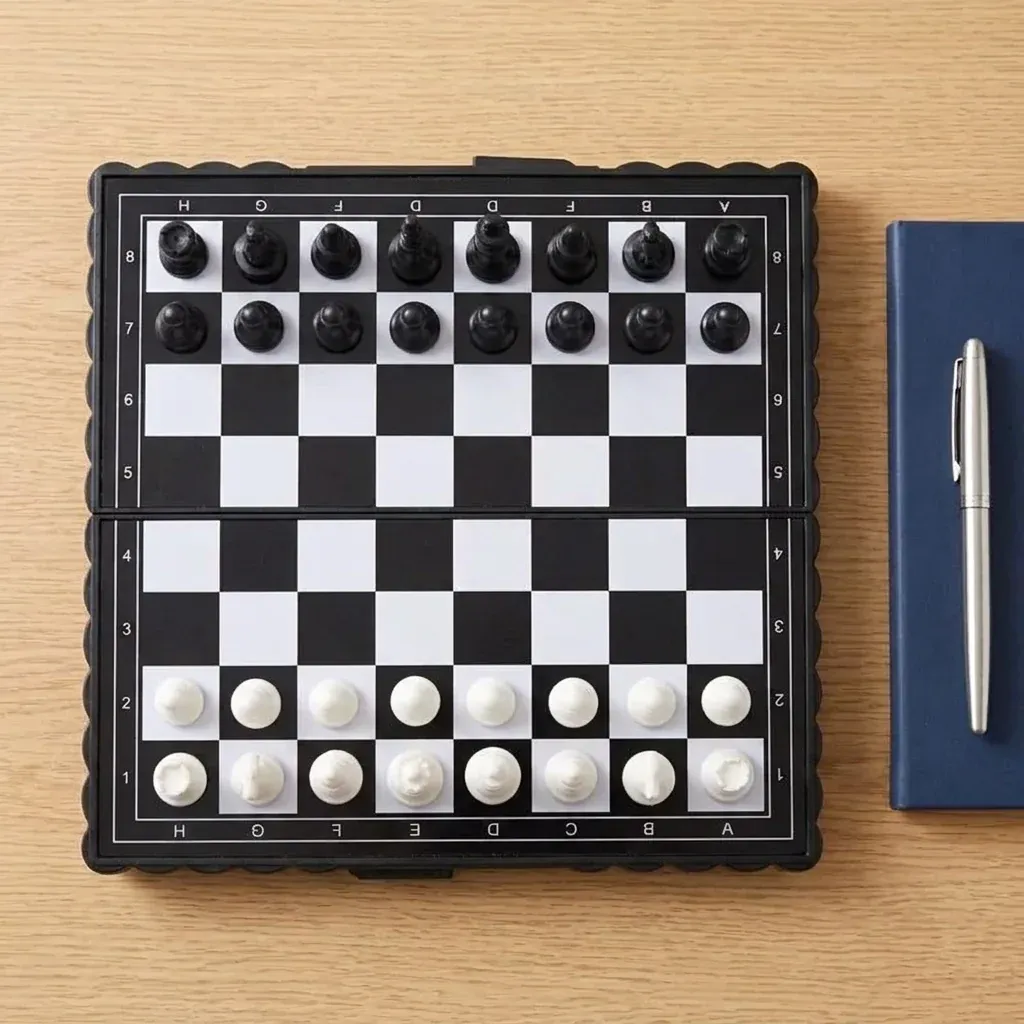 Mini Magnetic Folding Chess Set