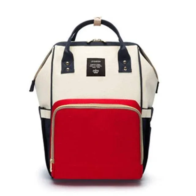 Multi-Function Nappy Backpack with insulated Bottle Pockets