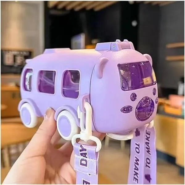 500ml Cute Bus Water Bottle for Kids