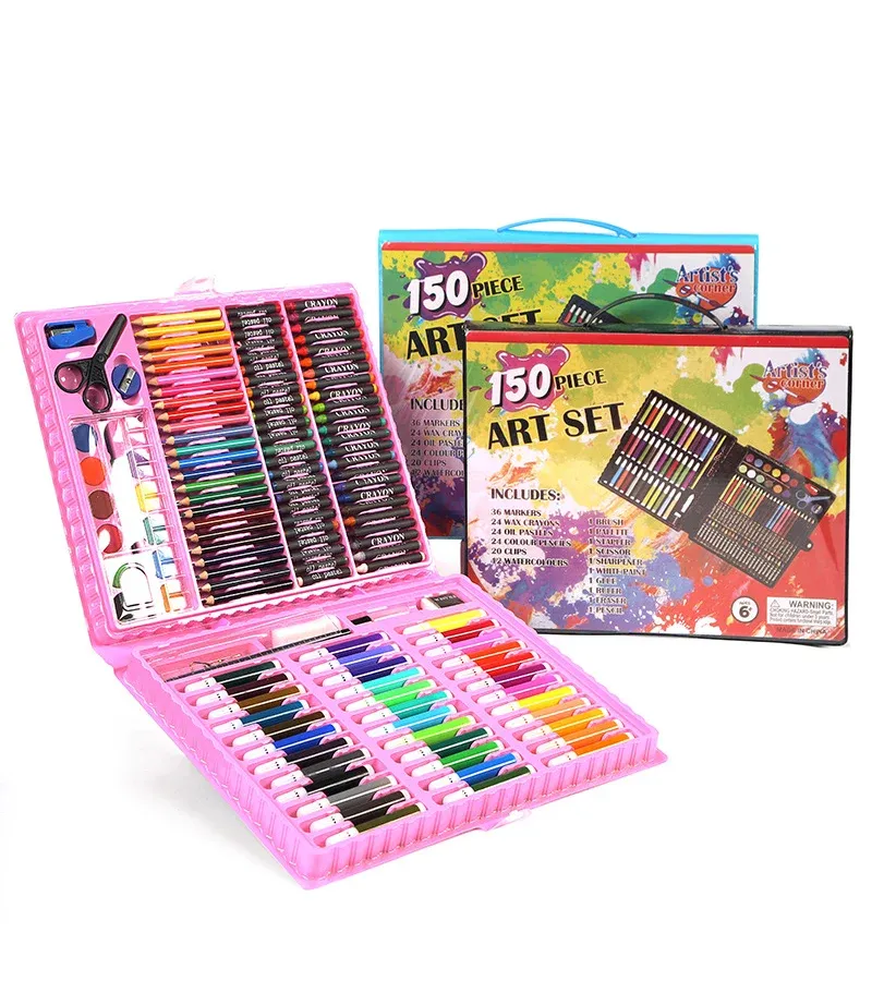 450 PCS Deluxe Childrens Stationery Artist Painting Gift Box