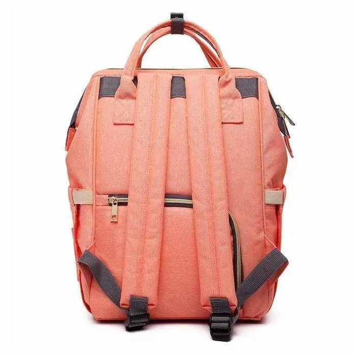 Multi-Function Nappy Backpack with insulated Bottle Pockets