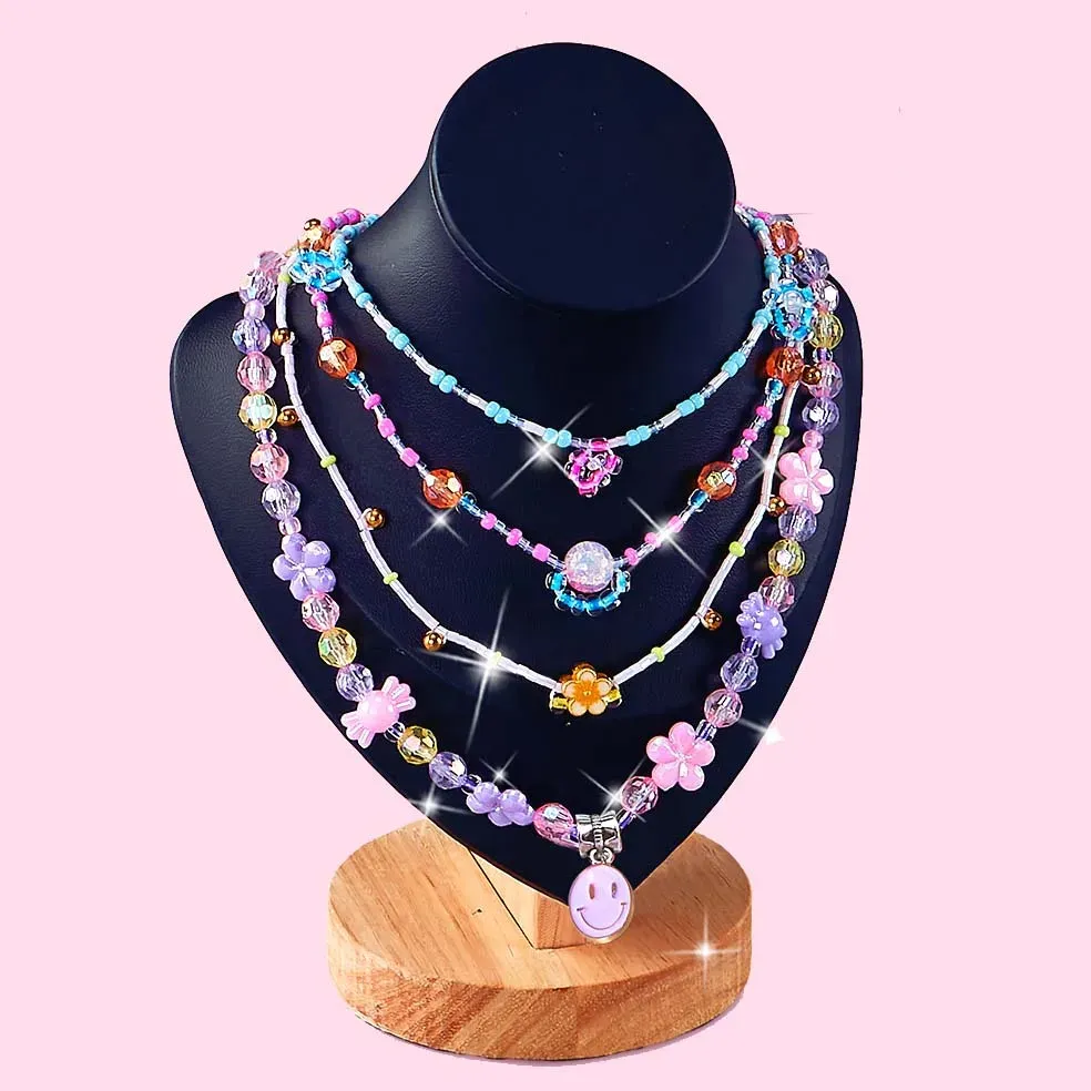 DIY Girls Bracelet Making Kit with Beads & Charms