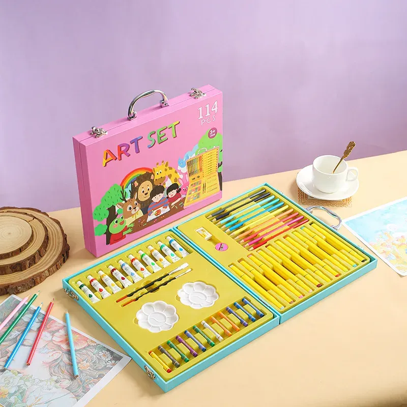 88-Piece Deluxe Children's Art and Stationery Set