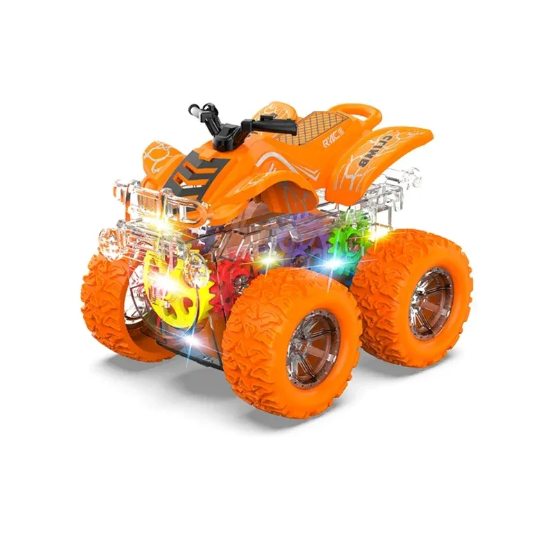 Colorful Plastic Four Wheel Drive Double-Sided Stunt Car