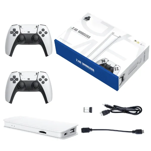 2.4G Wireless 4K HD Game Console with Game Stick
