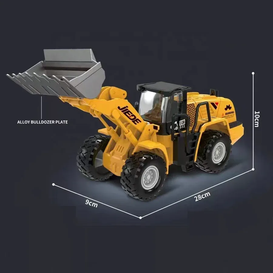 Alloy Construction Vehicles Friction Toy Set