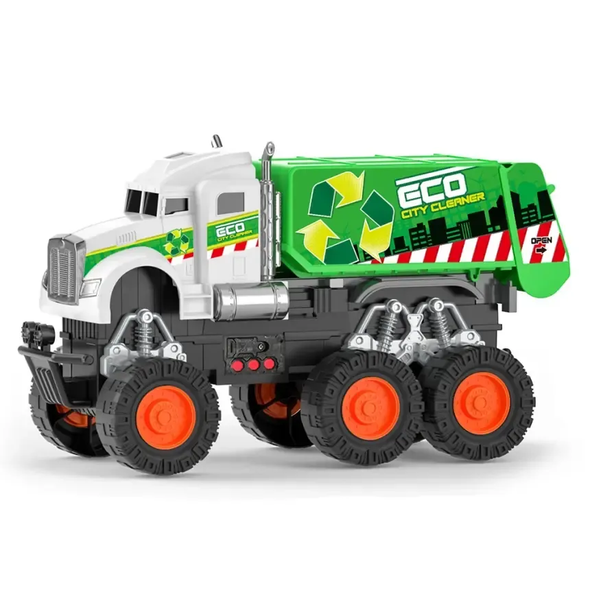 Friction Powered Eco City Garbage Truck