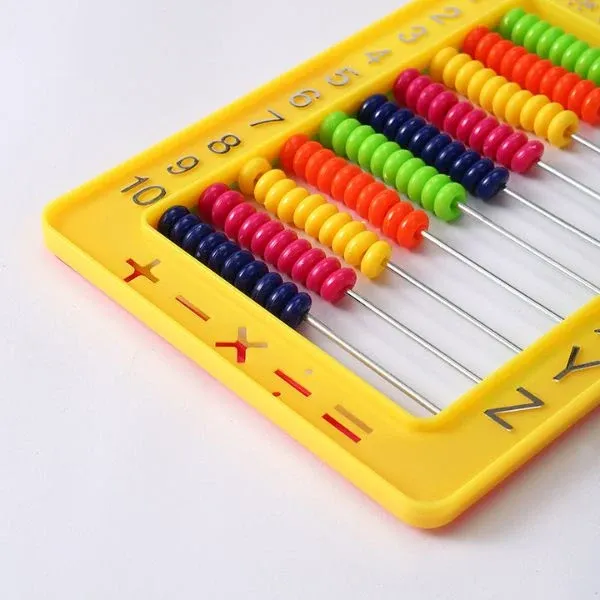 Wooden & Plastic Number Abacus Learning Frame