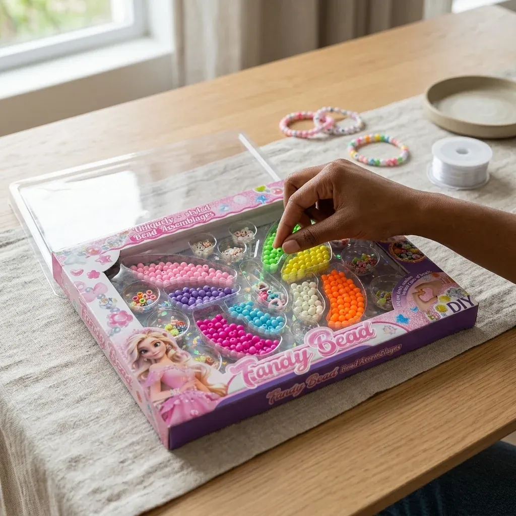 Children's DIY Jewelry Making Bead Kit