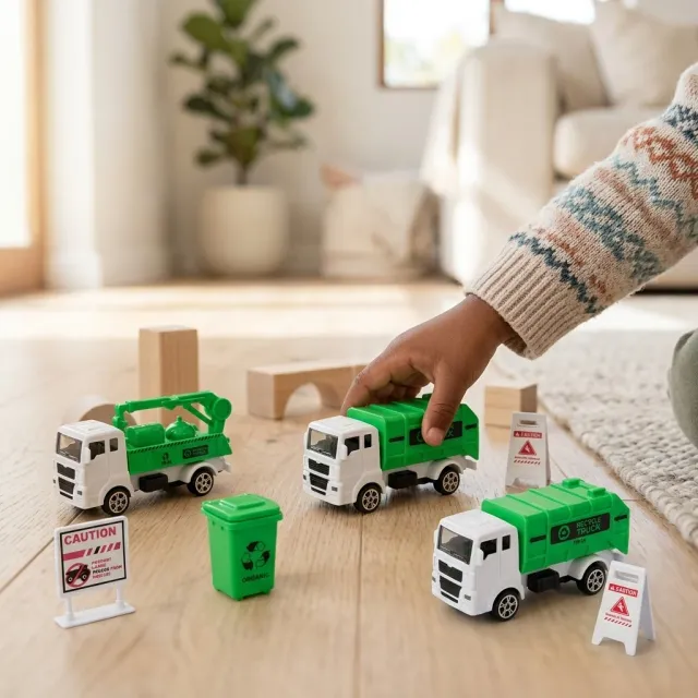 City Sanitation Toy Truck Play Set