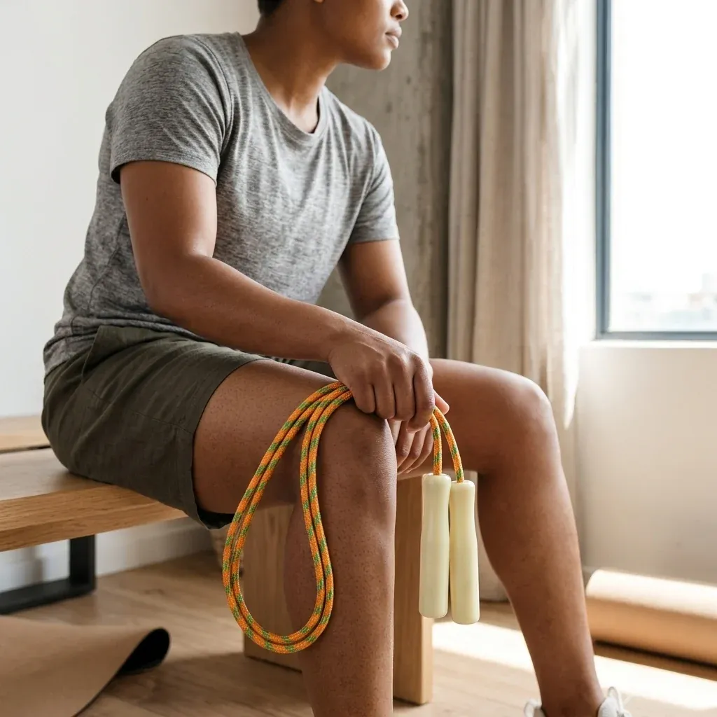 Wooden Handle Cotton Jump Rope