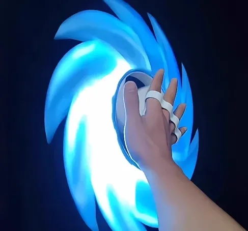 3D Printed Glowing Rotatable Ace Ring Toy