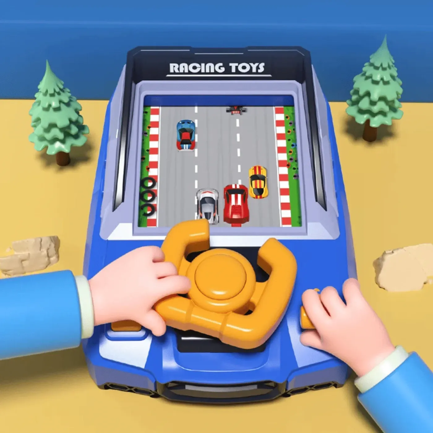 Interactive Kids Racing Wheel Toy