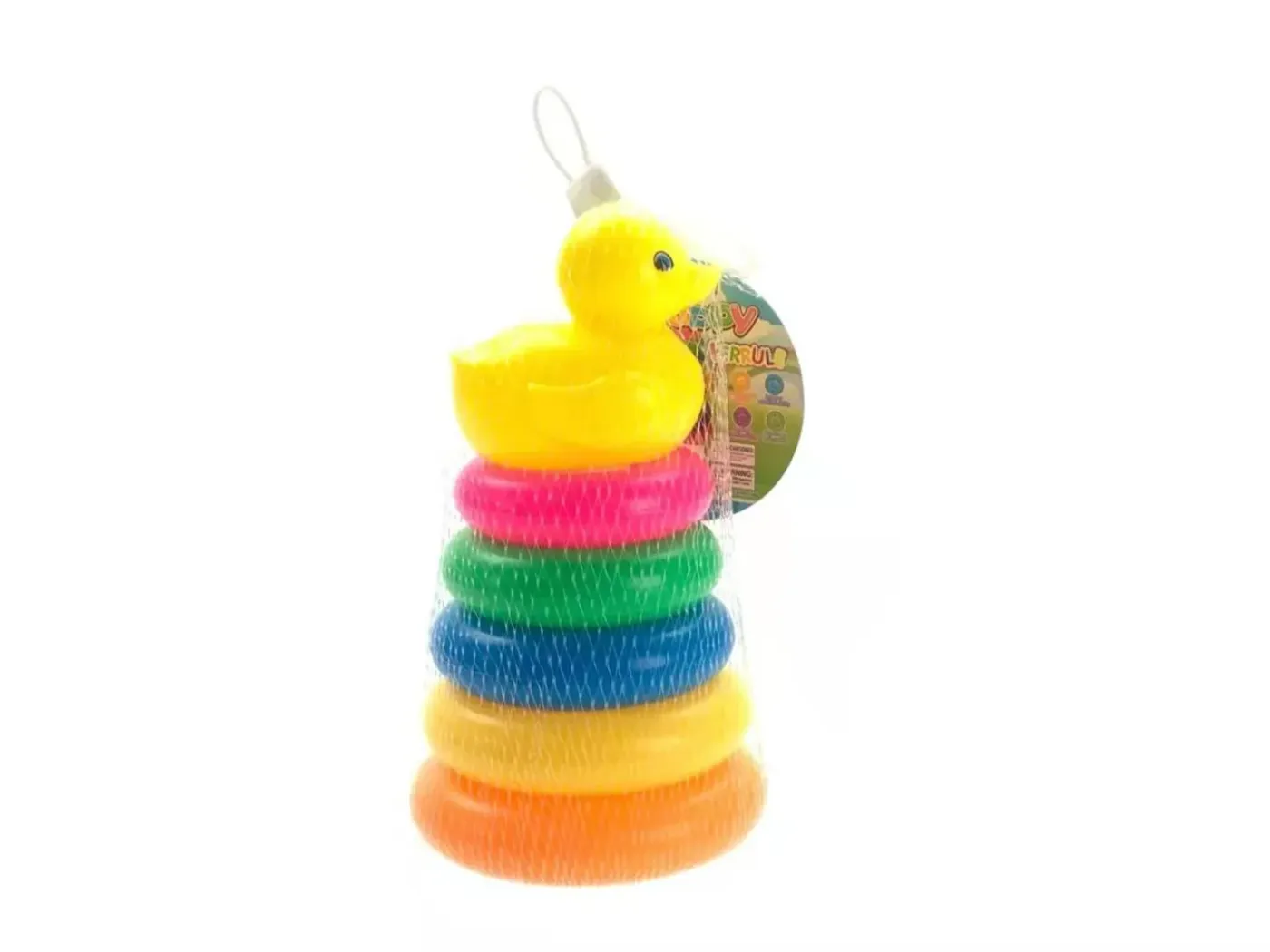 Rainbow Duck Stacking Tower Toy