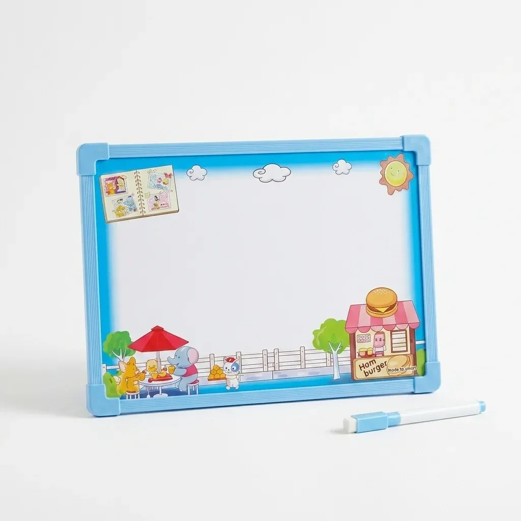 PP Frame Kids Magnetic Whiteboard Drawing Board