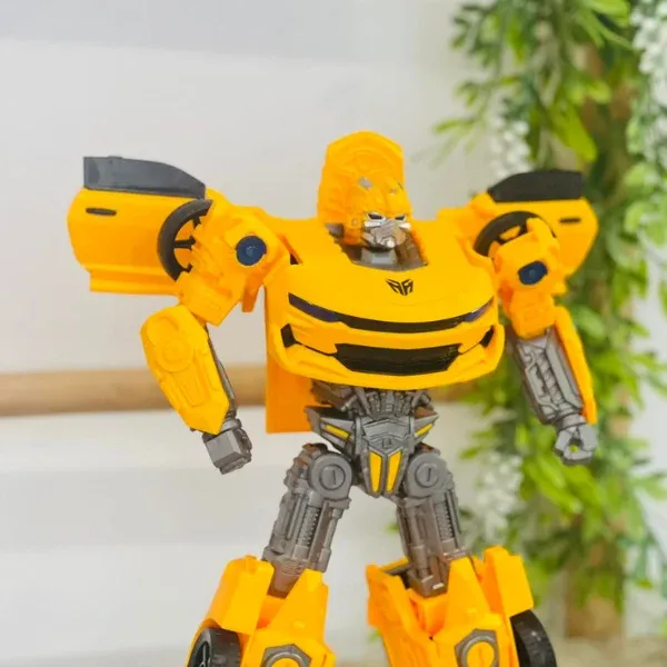 Sliding Transform Mini Robot Car Toy