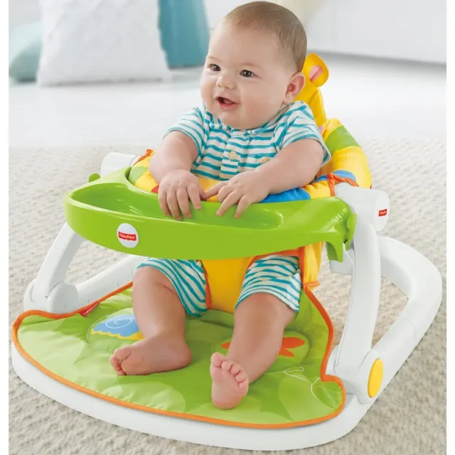 Portable Baby Floor Seat with Sensory Toys