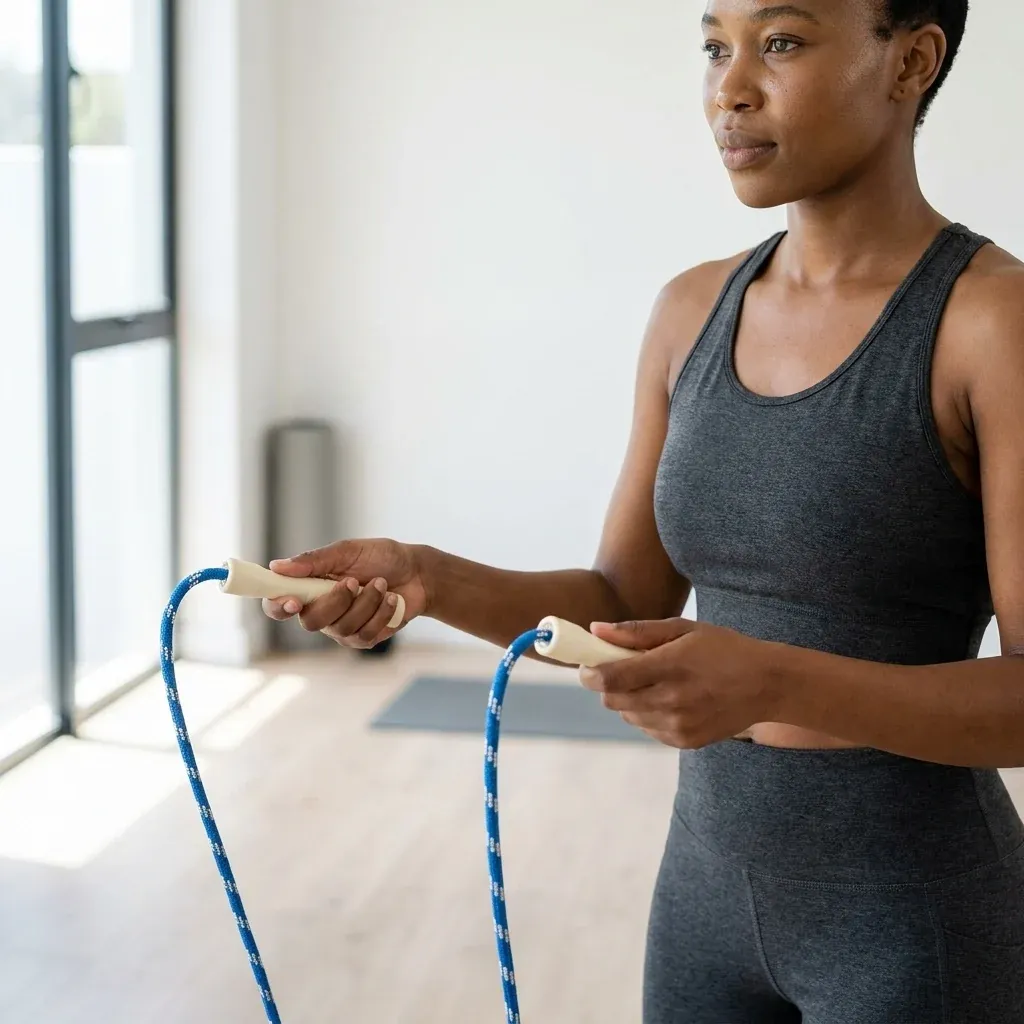 Wooden Handle Cotton Jump Rope