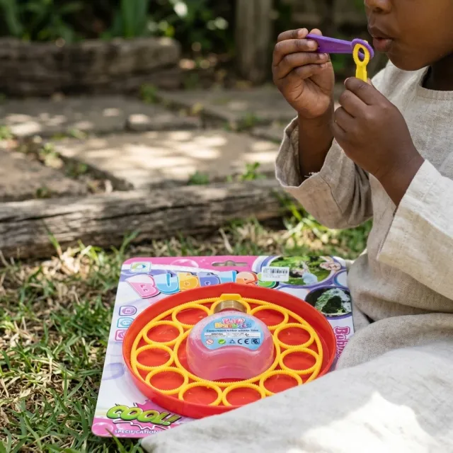 Soap Bubble Maker 170ml - Create Bigger Bubbles Outdoors!