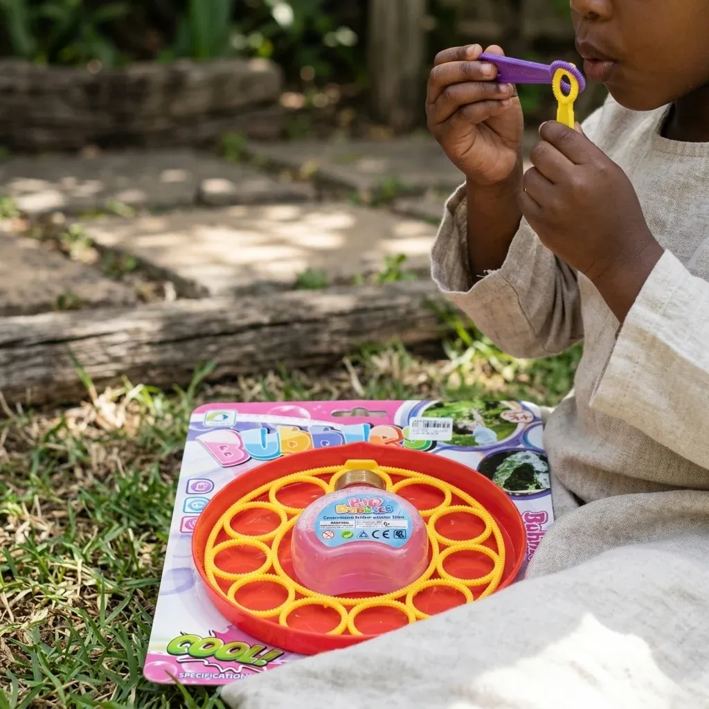 Soap Bubble Maker 170ml - Create Bigger Bubbles Outdoors!