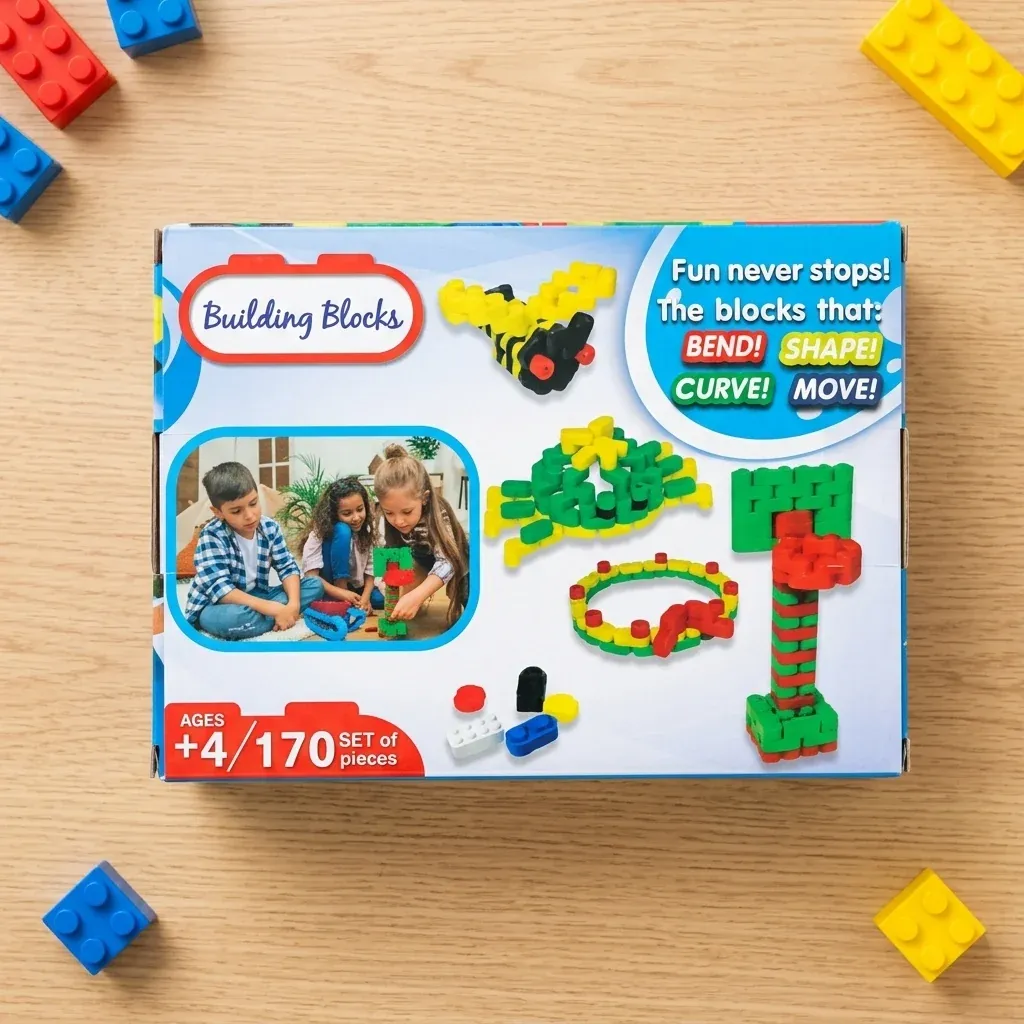 210-Piece Educational Building Blocks Set