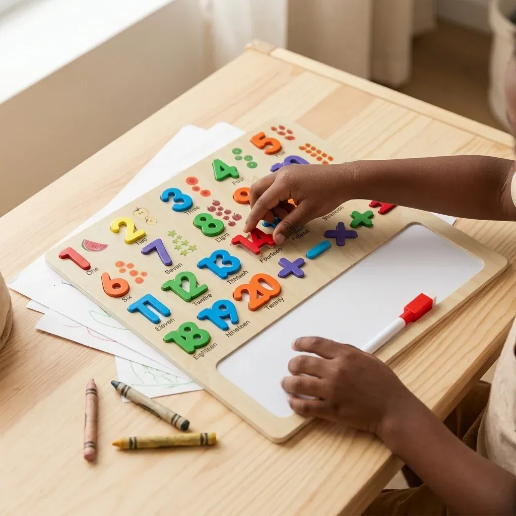 Wooden Montessori Jigsaw Puzzle Set