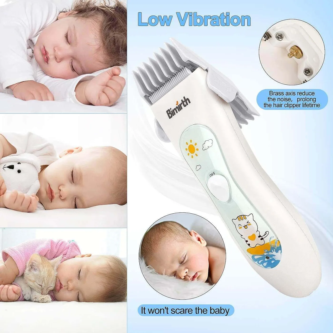 Kids Waterproof Hair Clipper