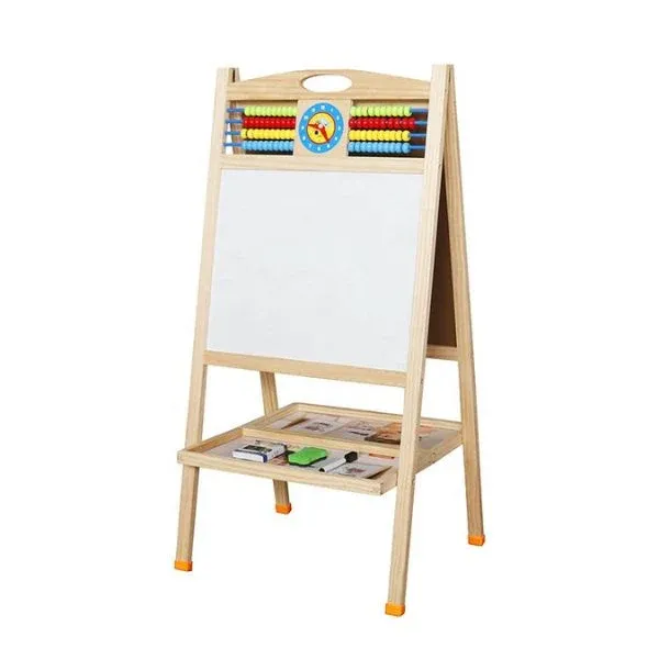 Educational Double-sided Wooden Puzzle Board