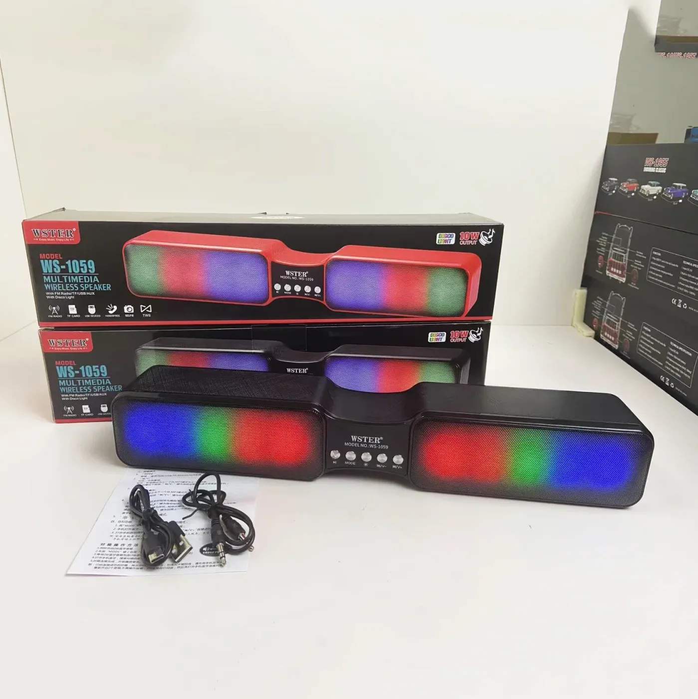 Portable RGB Wireless Karaoke Soundbar