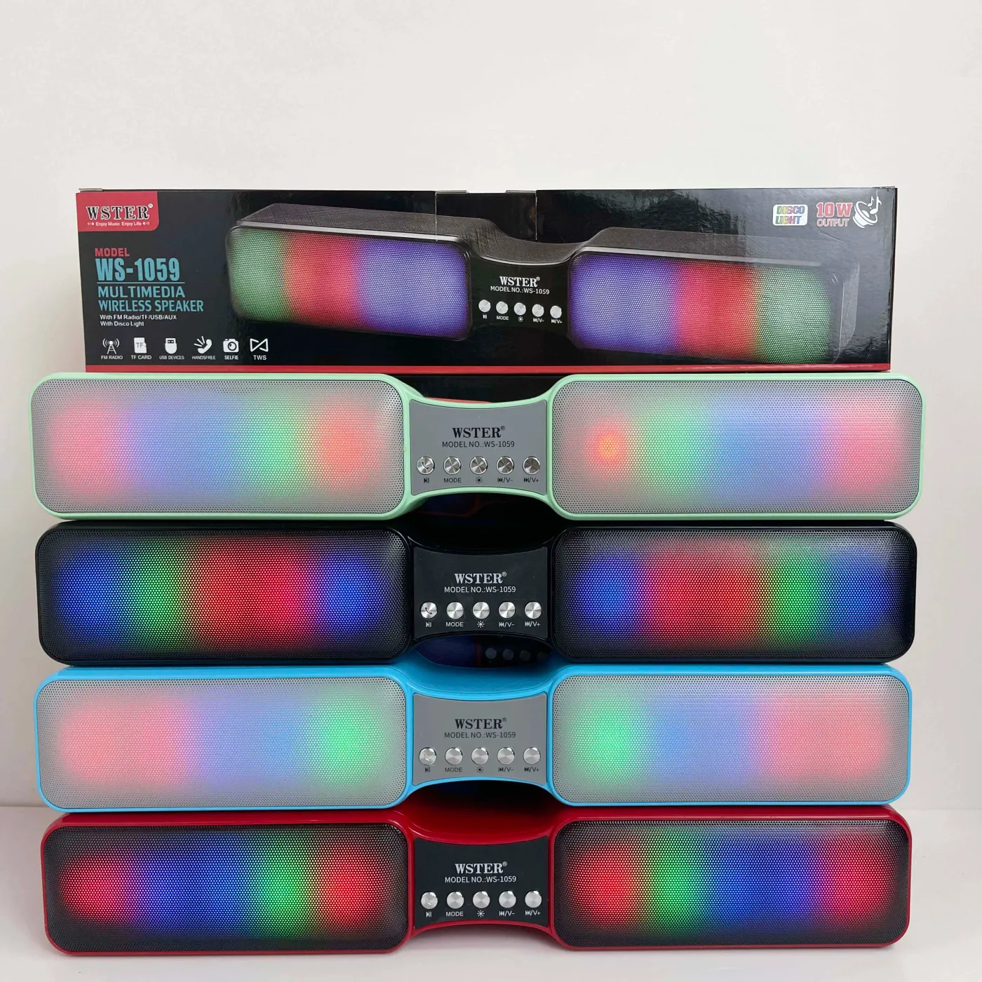 Portable RGB Wireless Karaoke Soundbar