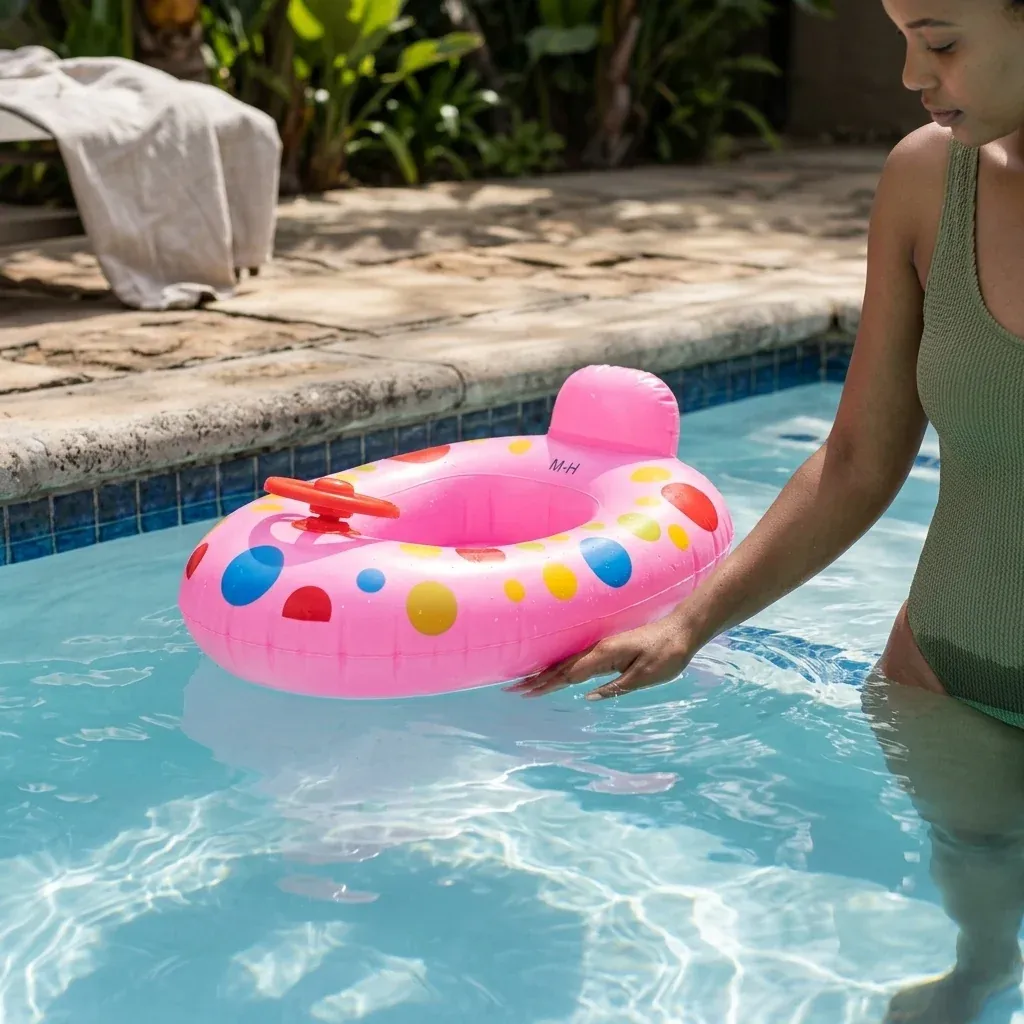 Inflatable Baby Seat Swimming Ring Float