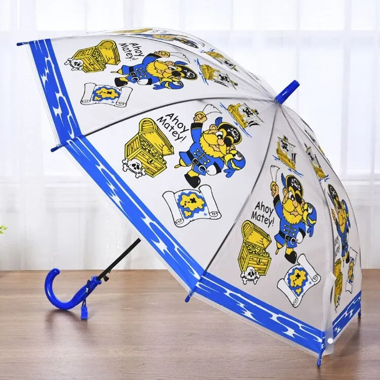 Cartoon Print Lightweight Kids Umbrella