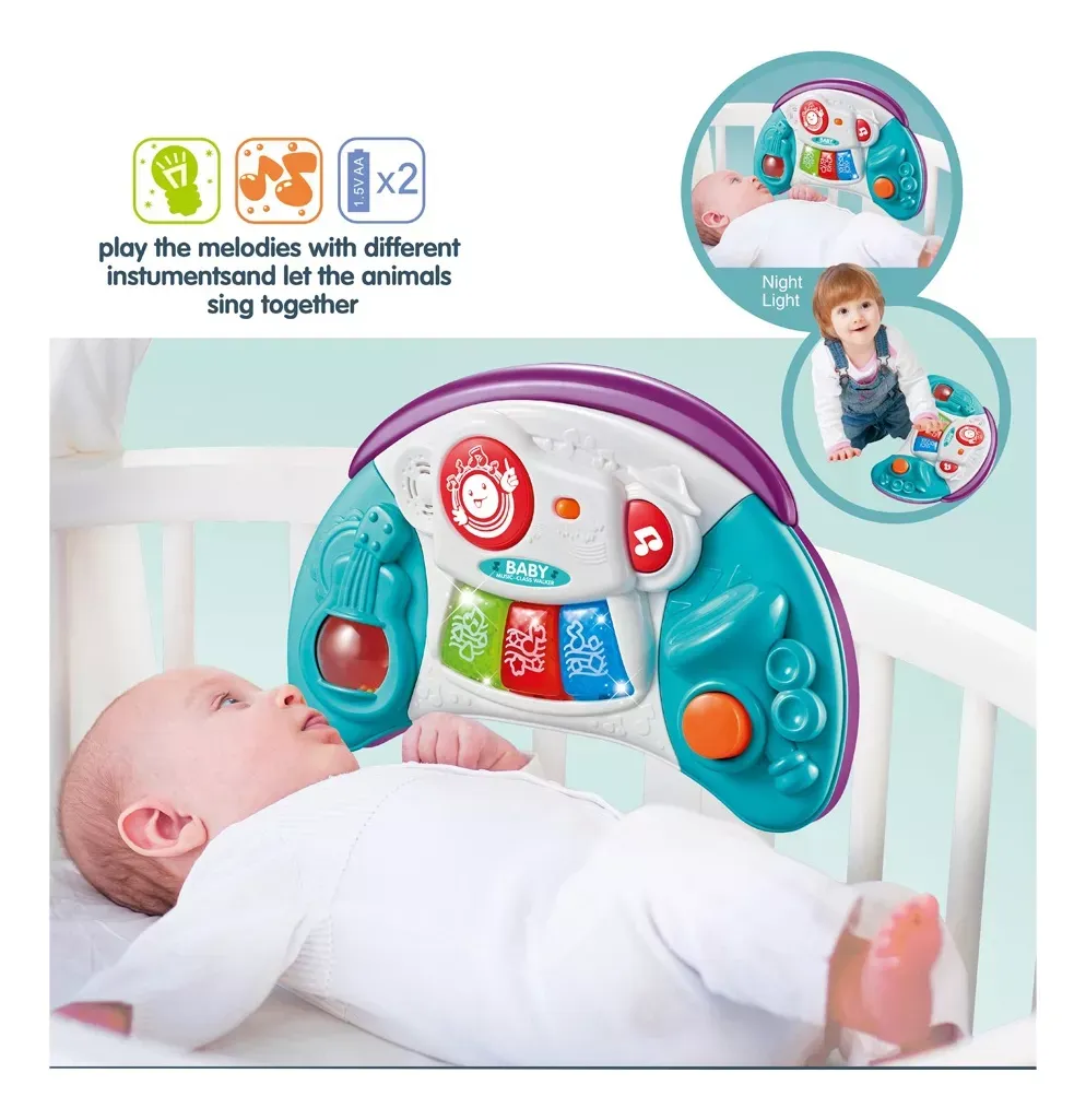 Educational Baby Musical Instrument Toy Set with Lights