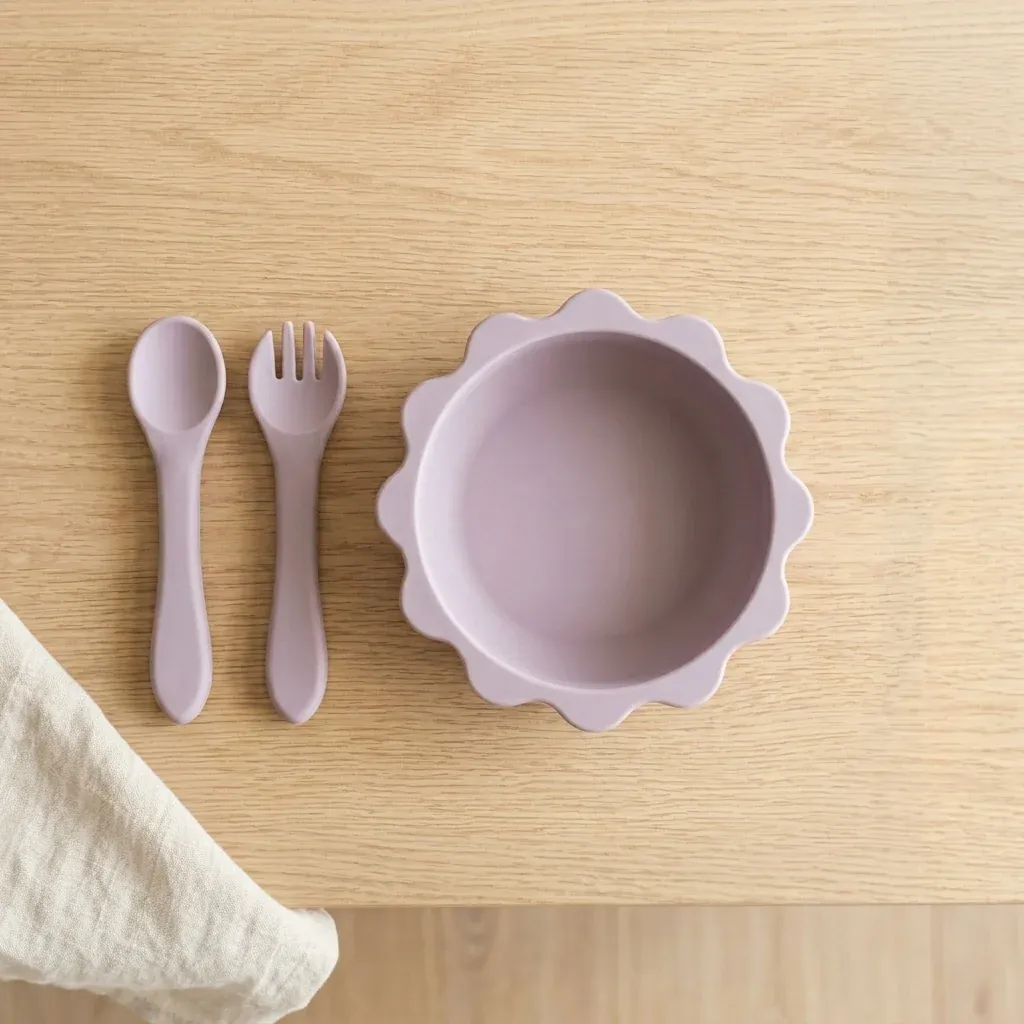 Children's Bowl Fork and Spoon Feeding Set