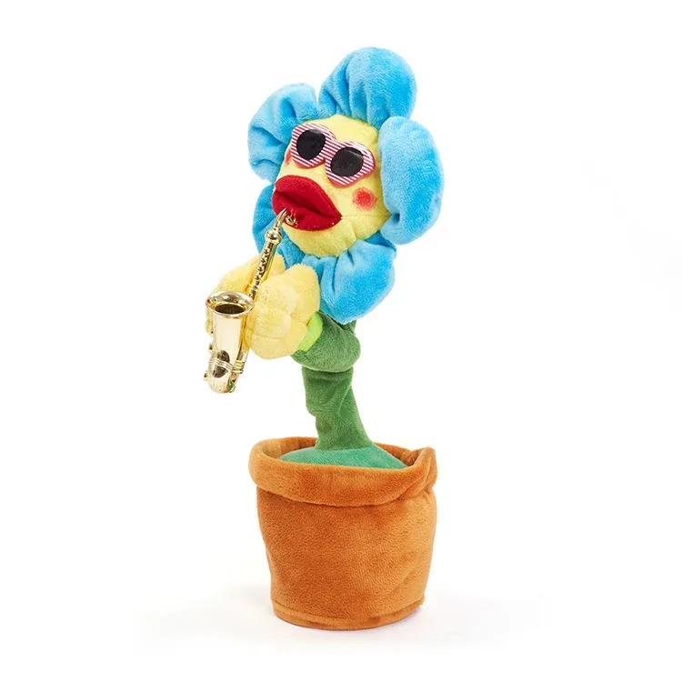 English Singing Dancing Cactus Plush Toy