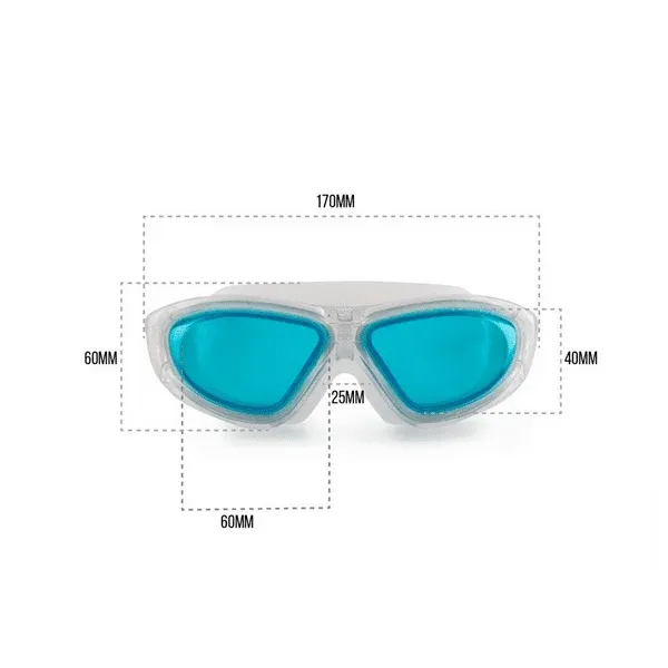 Protective Film Swimming Goggles With Ear Plugs