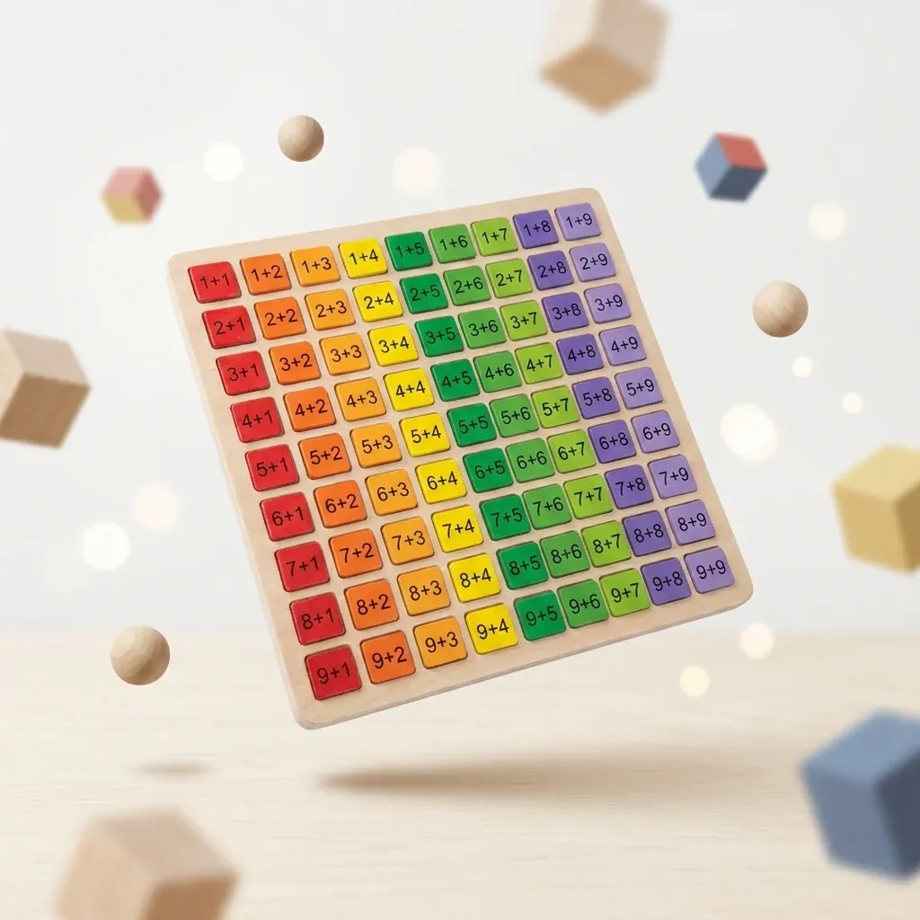 Kids Mathematics Wooden Learning Educational Set