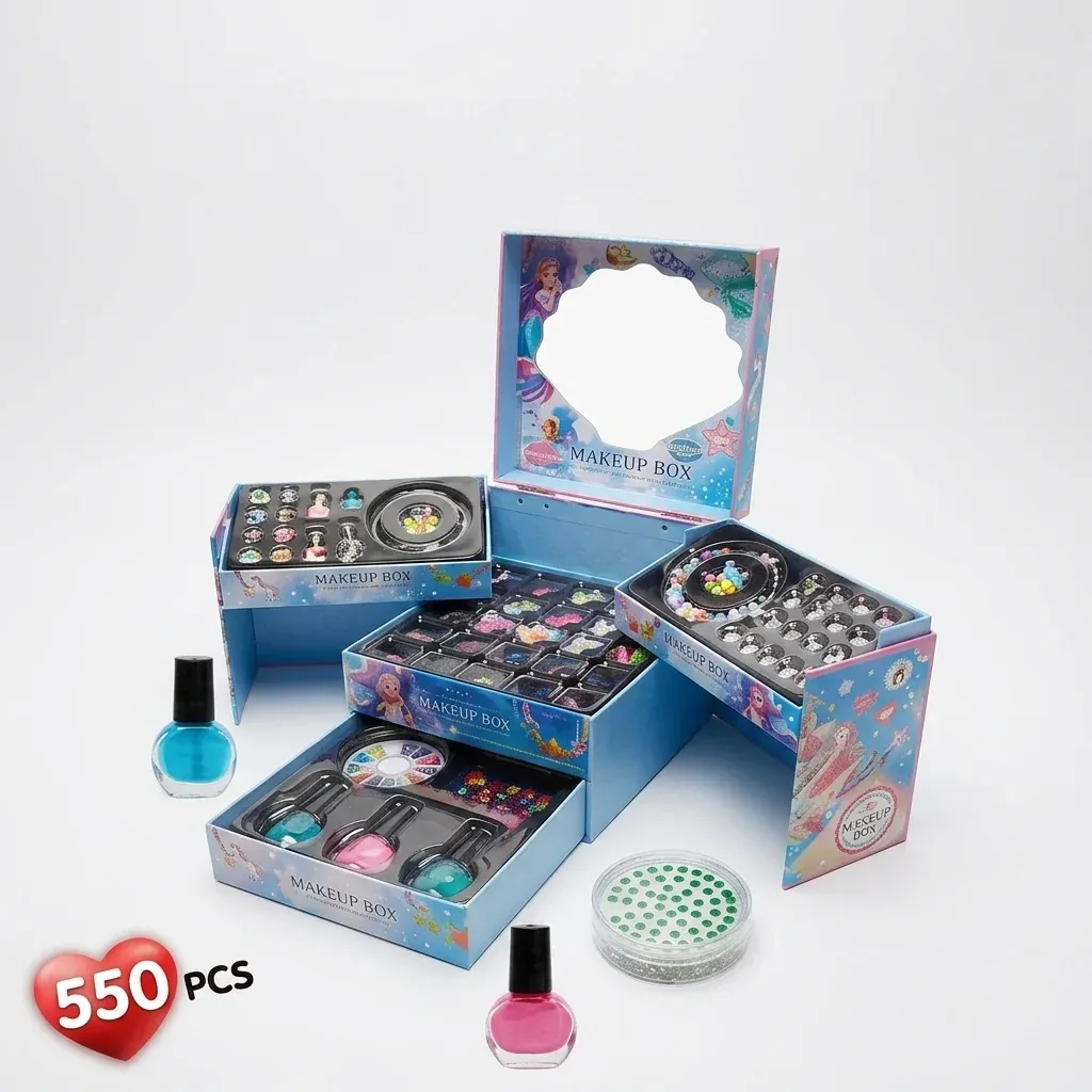 Childrens Handmade Plastic Crystal Gem Toy Set