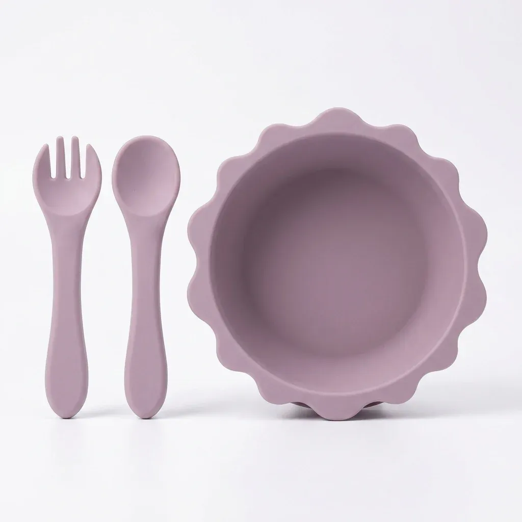 Children's Bowl Fork and Spoon Feeding Set