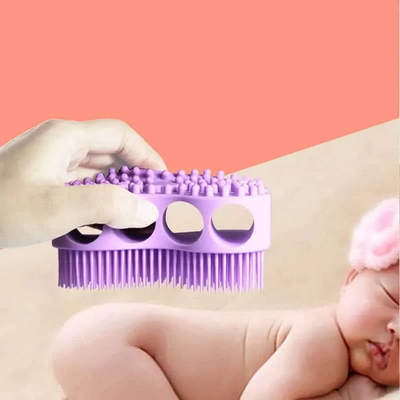 Silicone Baby Shower Brush BPA Free